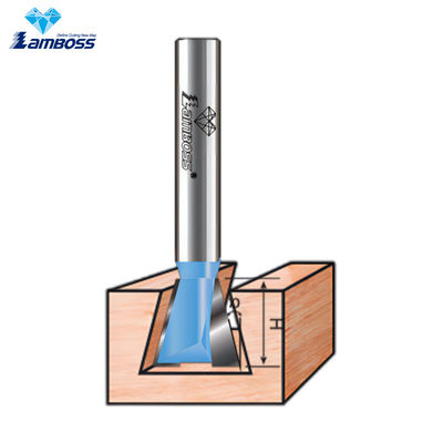 satın al 1/2 1/4 Ahşap oyma freze kesicisi Cnc makine için Dovetail Router Bits online manufacture