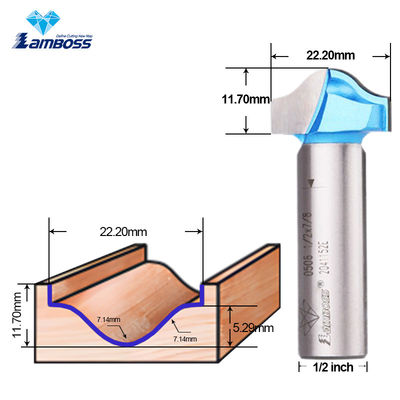 comprare Lamboss Trim Bit per la lavorazione del legno OEM CNC Trim Router Bit 1/2