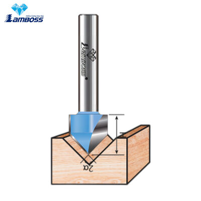 Mua Công cụ làm gỗ V-type Slotting Cutter Tungsten Carbide Drill Trim Cutting CNC Router Bit online manufacture