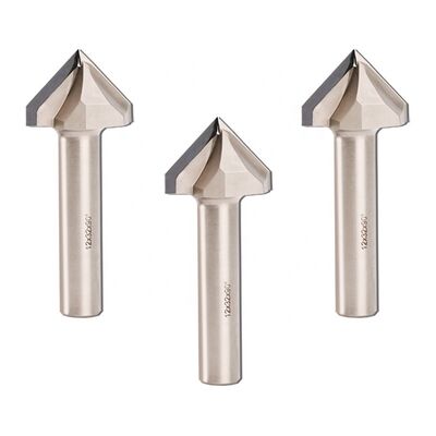ซื้อ PCD เครื่องมือฉลากเพชร / คาร์ไบด์ CNC เครื่องมือ Router Bits รูปแบบ V สําหรับเครื่องตัดผสม CNC สําหรับไม้ online manufacture