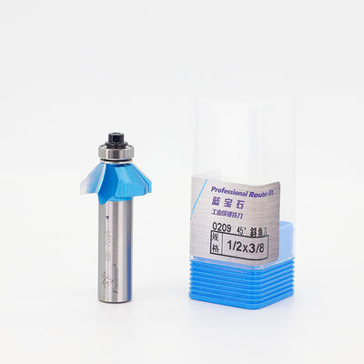 buy Lamboss TCT 45 Degrees Bevel Edge Router Bit With Bearing Cnc Trimming Wood Milling Cutter High Quality online manufacture