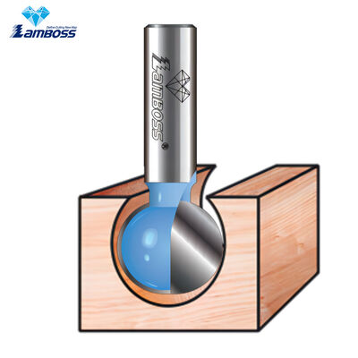 buy Lamboss Customized 70HRC Carbide  OEM ODM Router Bit Concave Nose Shape Milling Cutter Round Carving Bit online manufacture