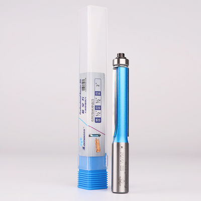 Carbide Straight Bearing Router Bits Double Edge Wear Resistant
